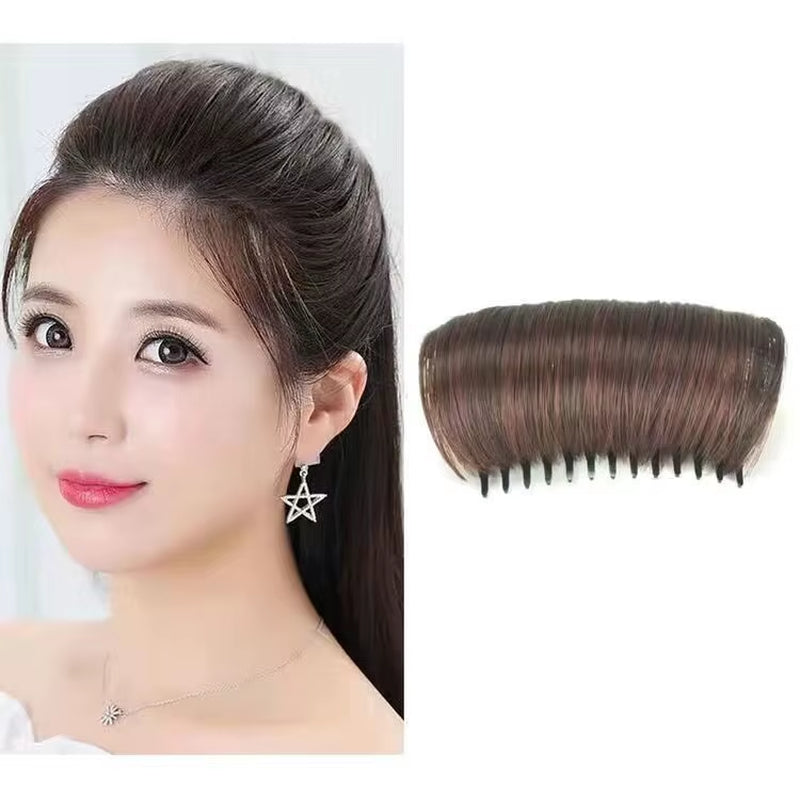 Invisible Fluffy Volume Lift Hair Hair Clips for Women Fluffy Hair Clip Hair Bun False Hair Fluffy Wig Hair Comb Synthetic Hair