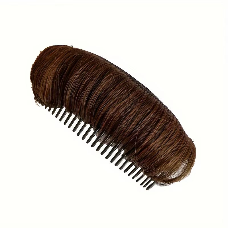 Invisible Fluffy Volume Lift Hair Hair Clips for Women Fluffy Hair Clip Hair Bun False Hair Fluffy Wig Hair Comb Synthetic Hair